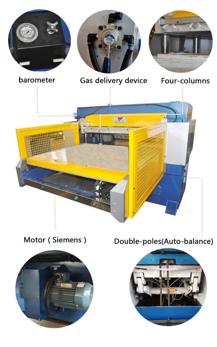 Automatic leather embossing machine